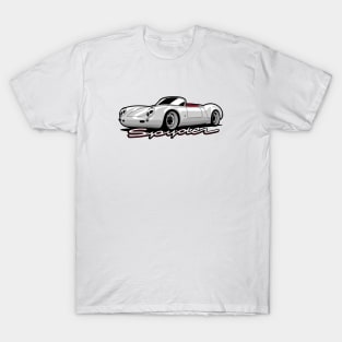 Silver Spyder 550 Vintage Car T-Shirt